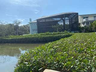 Mangrove tree trimming in Punta Gorda, FL.